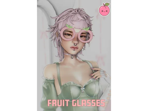 Maxis Match Fruit Glasses by Plumiii - The Sims 4 Custom Content