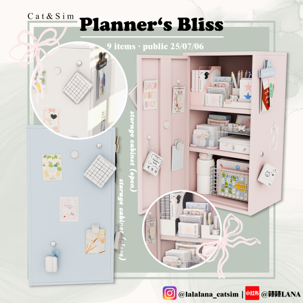 Maxis Match [LANA] Planner's Bliss Set by simsfinds - The Sims 4 Custom Content