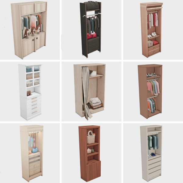 Maxis Match wardrobes for dayssss sims 4 finds by simsfinds - The Sims 4 Custom Content