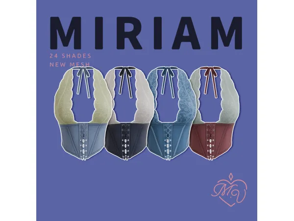 Maxis Match Miriam Top by MissValentine - The Sims 4 Custom Content