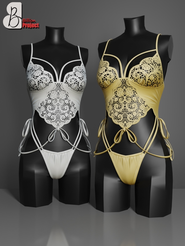 Alpha BillionProject Genni Lingerie by billion_project666 - The Sims 4 Custom Content