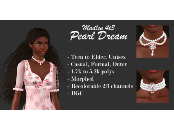 madlensims Pearl Dream 4t3 conversion by simsfinds - The Sims 3 Custom Content