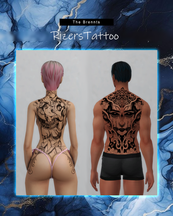 Mix [TheBrennts] RizersTattoo by simsfinds - The Sims 4 Custom Content