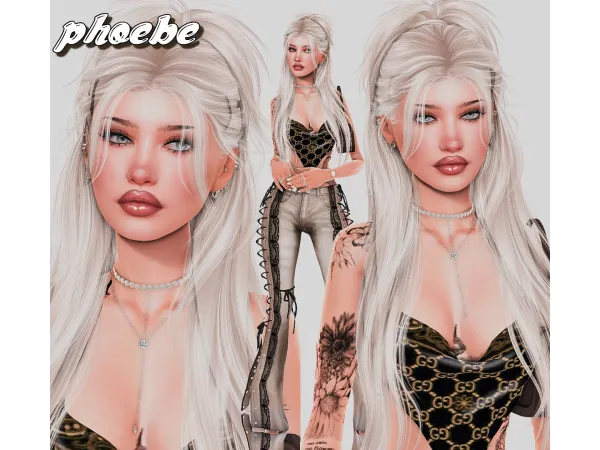 Alpha phoebe by simstry - The Sims 4 Custom Content