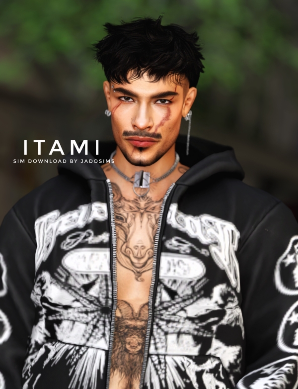 Alpha Itami ♡ (Sim Download) by shopwithflynnn - The Sims 4 custom content