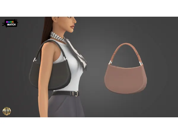 Maxis Match Sofia Shoulder Bag by Modco Studios - The Sims 4 Custom Content