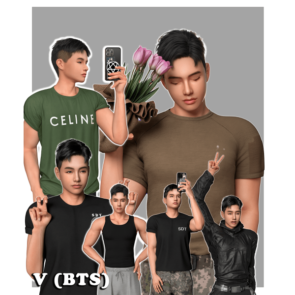 Mix V (BTS) by simmer_creator - The Sims 4 Custom Content