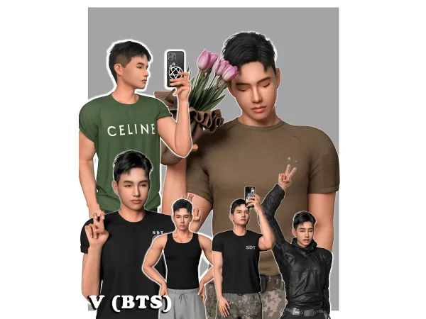 Mix V (BTS) by Meow_creator - The Sims 4 Custom Content