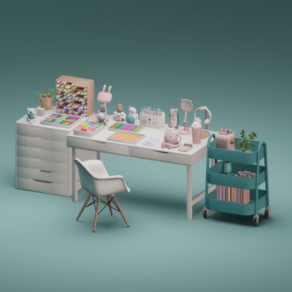 Maxis Match Your Craft Corner by simsfinds - The Sims 4 Custom Content