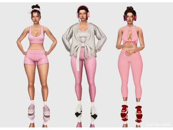 Maxis Match Yoga Girlie Look by simsfinds - The Sims 4 Custom Content