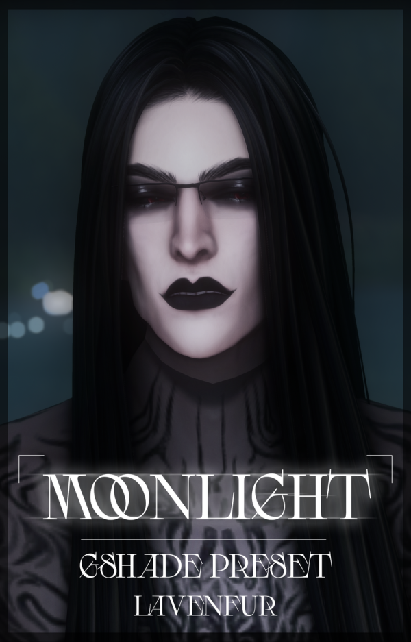 Mix 𝙻𝙰𝚅𝙴𝙽𝙵𝚄𝚁 𝙼𝙾𝙾𝙽𝙻𝙸𝙶𝙷𝚃 𝙶𝚂𝙷𝙰𝙳𝙴 𝙿𝚁𝙴𝚂𝙴𝚃 by lavenfur - The Sims 4 Custom Content