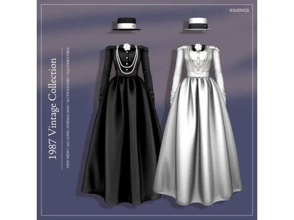 Alpha [RIMINGS] 1987 Vintage Collection - The Sims 4 Custom Content