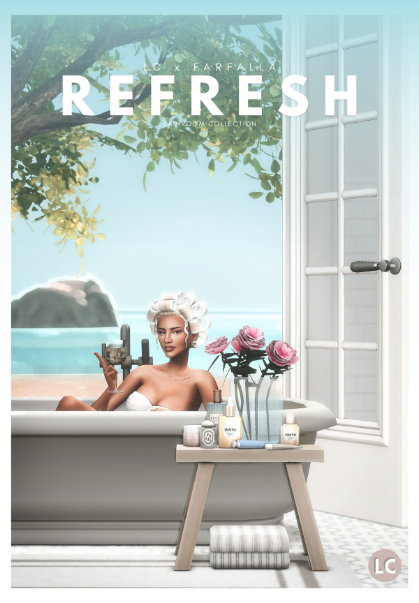 Maxis Match LC x Farfalla Refresh Collection (Room Download) by simsfinds - The Sims 4 Custom Content