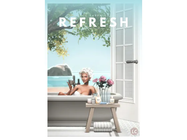LC x Farfalla | Refresh Collection (Room Download) by Farfallasims