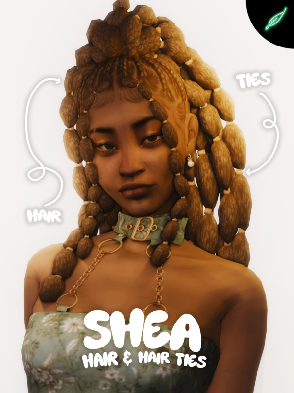 Maxis Match shea hair by simsfinds - The Sims 4 Custom Content