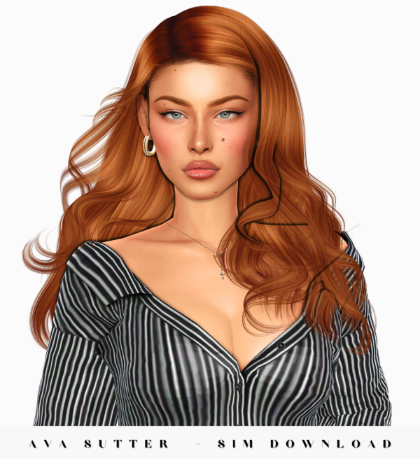 Alpha Ava Sutter by simsfinds - The Sims 4 Custom Content