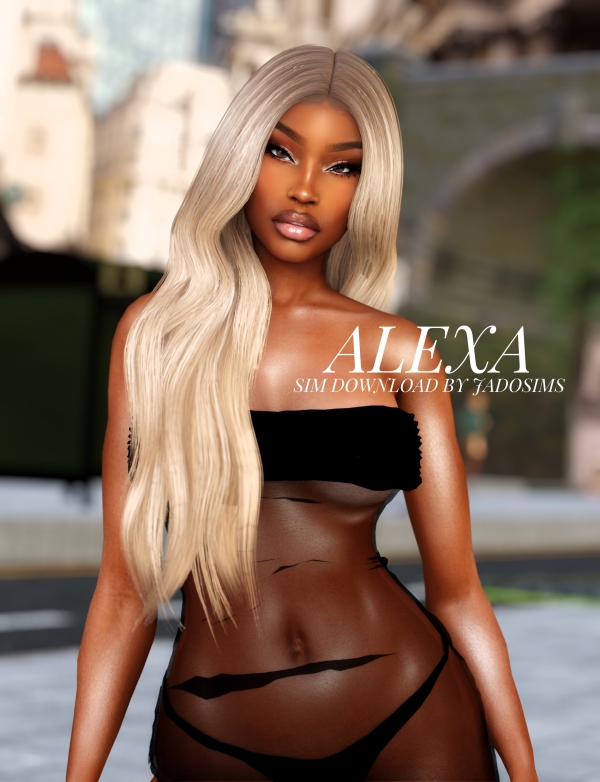 Alpha Alexa (Sim Download) by shopwithflynnn - The Sims 4 Custom Content