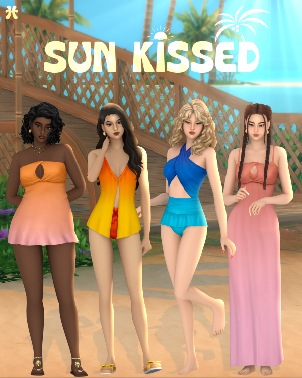 Maxis Match Sun Kissed by simsfinds - The Sims 4 Custom Content