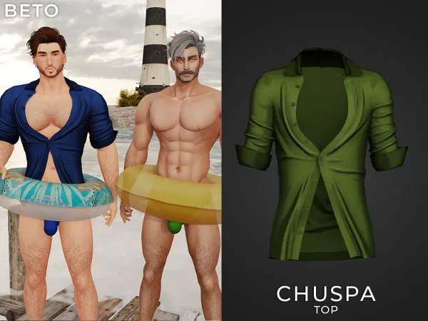 Alpha Chuspa (Top) - The Sims 4 Custom Content
