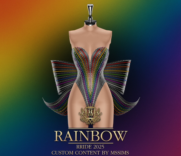 Alpha RAINBOW PRIDE 2025 by simsfinds - The Sims 4 Custom Content