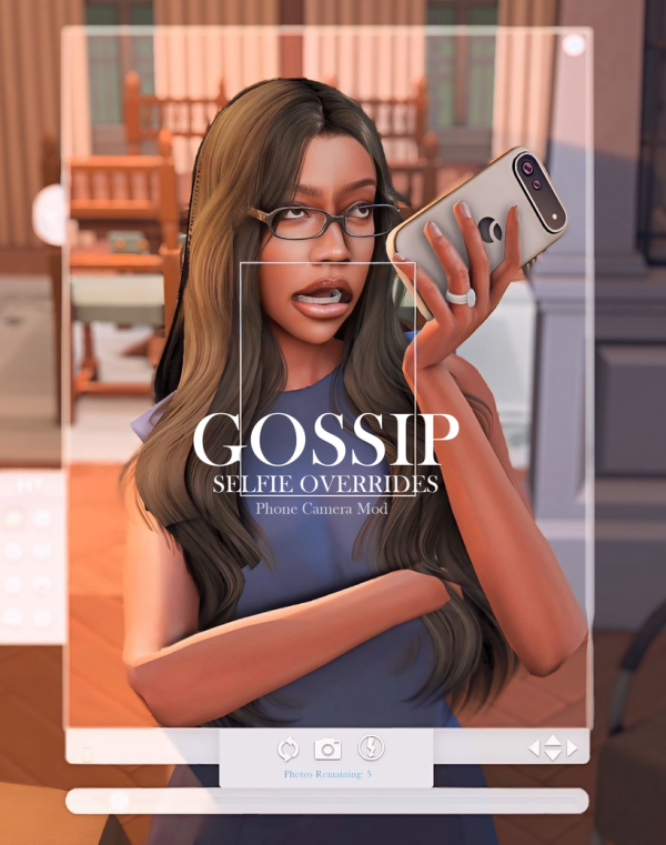 Mix SWS Gossip Selfie Overrides by simsfinds - The Sims 4 Custom Content