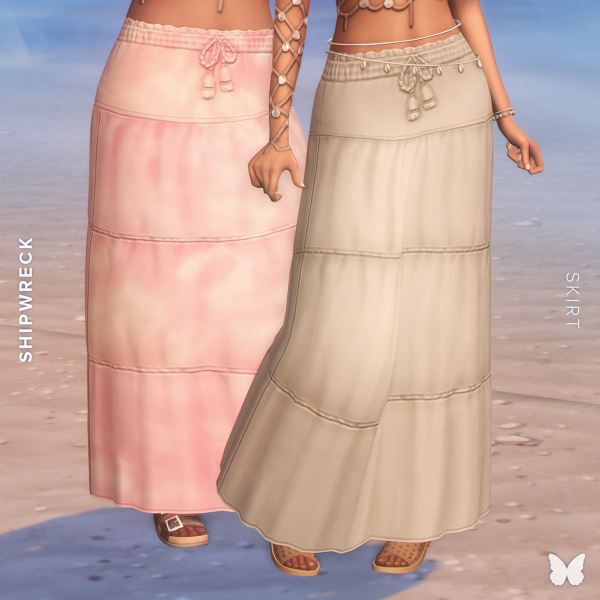 Maxis Match shipwreck skirt by simsfinds - The Sims 4 Custom Content