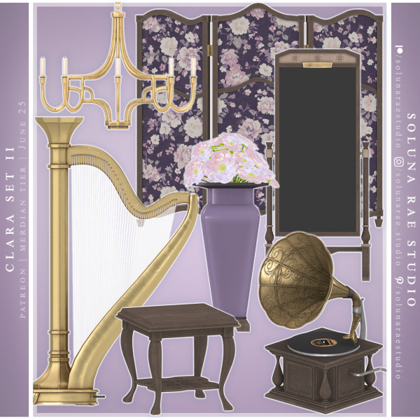 Alpha SolunaRae Clara Set II by solunarae - The Sims 4 Custom Content