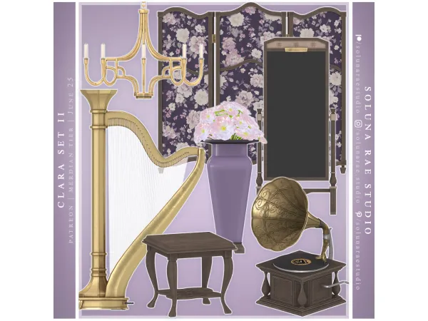 Alpha SolunaRae Clara Set II - The Sims 4 Custom Content