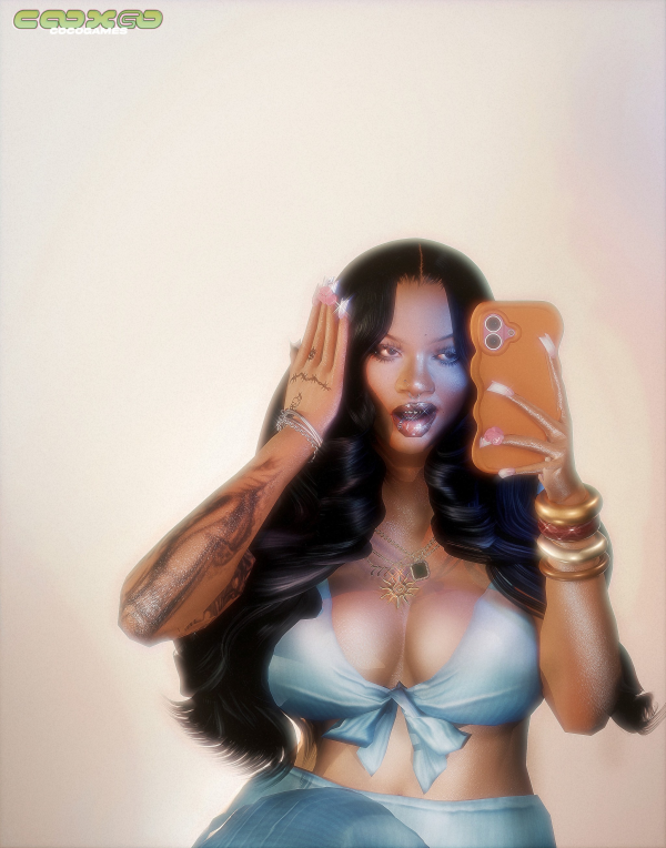 Alpha Kii Summer Set by simsfinds - The Sims 4 Custom Content