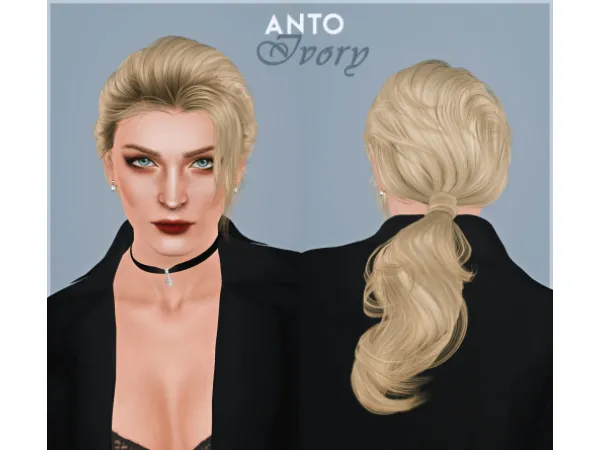 Anto Hairs by satellite - The Sims 3 custom content