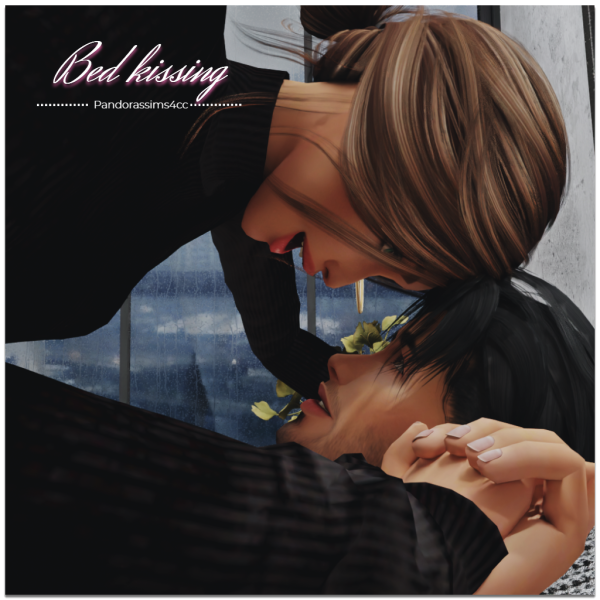 Alpha Bed kissing by pandorassims4cc - The Sims 4 Custom Content