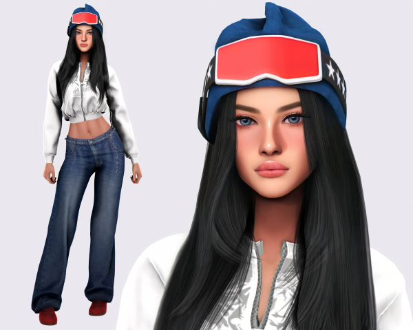 Alpha Jimena Rossi by simsfinds - The Sims 4 Custom Content