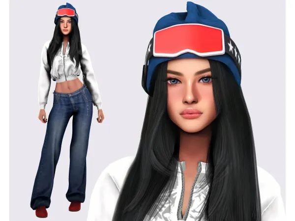 Alpha Jimena Rossi by miwisimsie - The Sims 4 Custom Content