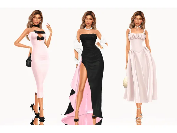 Alpha Date night looks by wannabe - The Sims 4 Custom Content