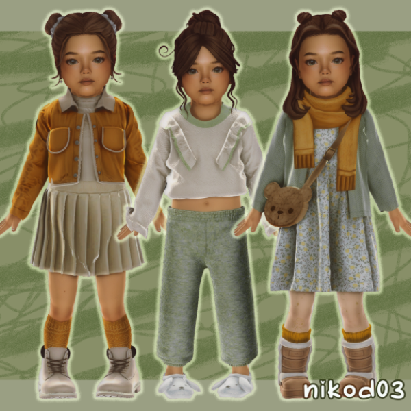 Alpha Lookbook for toddlers 3 by nikod03 - The Sims 4 Custom Content
