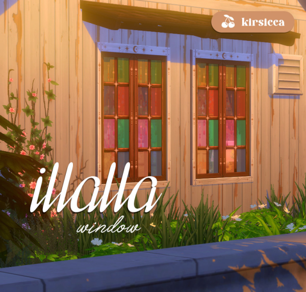 Maxis Match ILLALLA WINDOW by simsfinds - The Sims 4 Custom Content