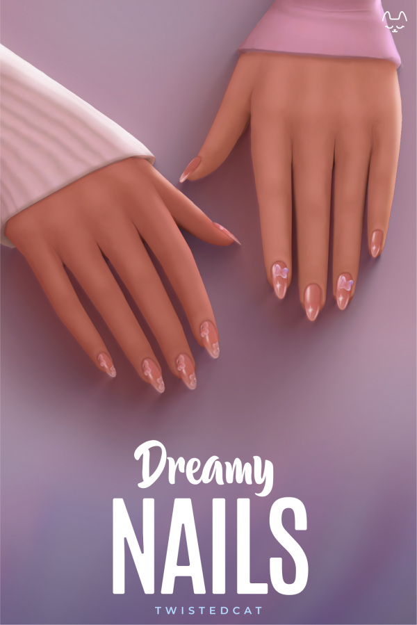 Maxis Match Dreamy Nails by simsfinds - The Sims 4 Custom Content