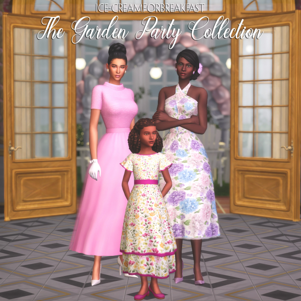 Maxis Match The Garden Party Collection by simsfinds - The Sims 4 Custom Content