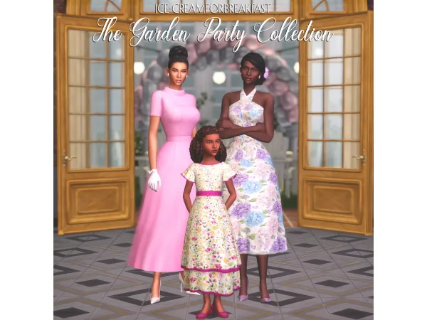 Maxis Match The Garden Party Collection - The Sims 4 Custom Content
