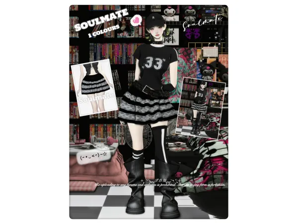 Alpha 20250625_skirt by u3010Soulmateu3011 - The Sims 4 Custom Content