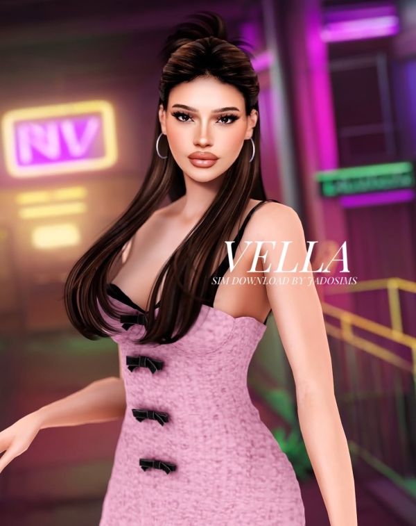 Alpha Vella ♡ (Sim Download) by shopwithflynnn - The Sims 4 custom content