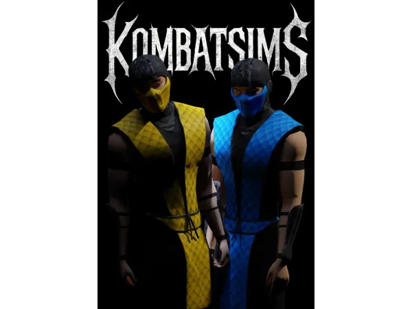 Alpha Mortal Kombat 1 Character Pack by kombatsims - The Sims 4 Custom Content