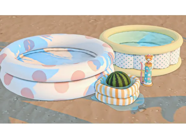 Maxis Match lucky3 Summer is summering collection by simsfinds - The Sims 4 Custom Content