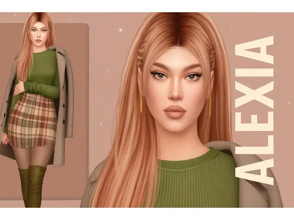 Alpha Meet Alexia u2013 Alpha Sim by yolimi - The Sims 4 Custom Content