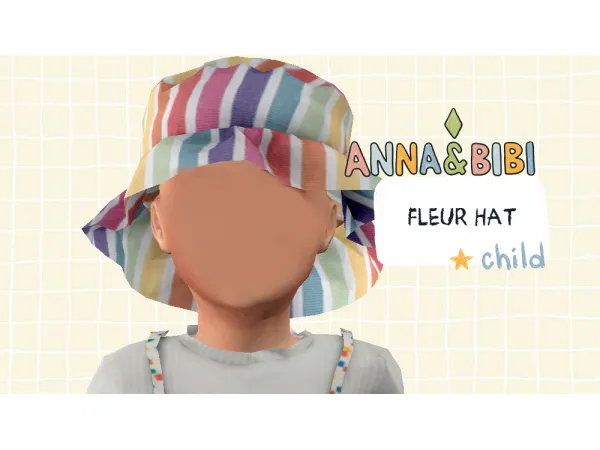Maxis Match Fleur Acc Child [AnnaBibi] - The Sims 4 Custom Content