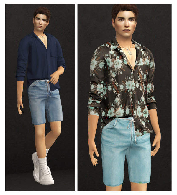 AM Top Bottom by simsfinds - The Sims 2 Custom Content