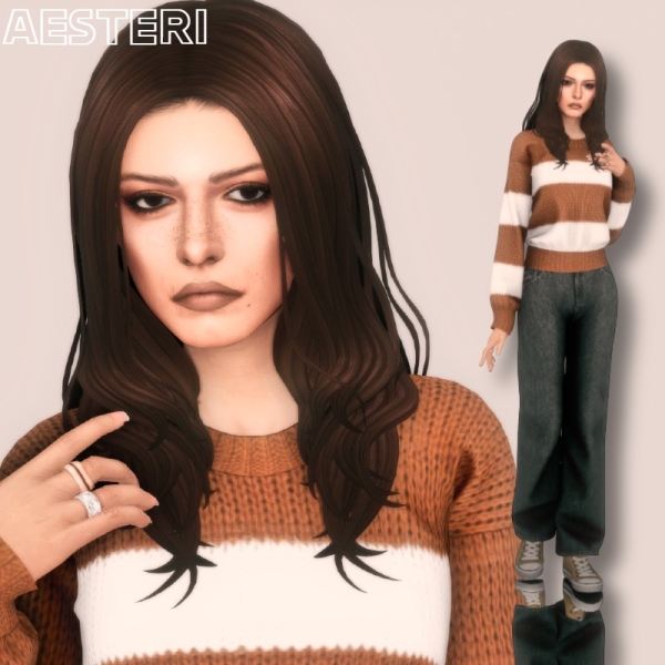 Mix Alexia Letbridge by aesteri - The Sims 4 Custom Content