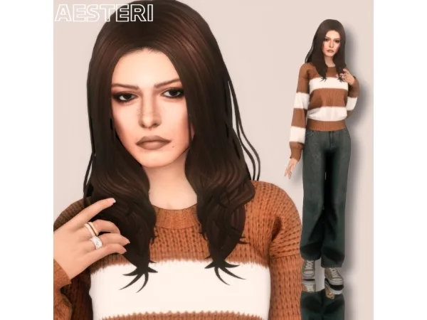 Mix Alexia Letbridge - The Sims 4 Custom Content