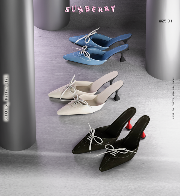 Alpha [SUNBERRY] 2531 SHOES Kitten by simsfinds - The Sims 4 Custom Content