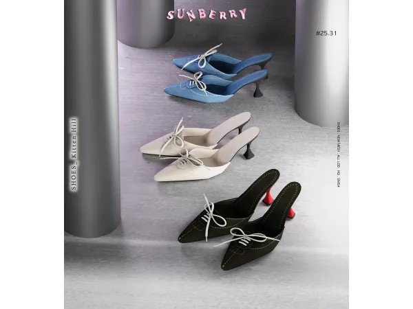 Alpha [SUNBERRY] 2531 SHOES Kitten - The Sims 4 Custom Content
